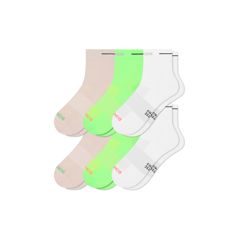 Women's RunPro Quarter Sock 6-Pack - Soft Step