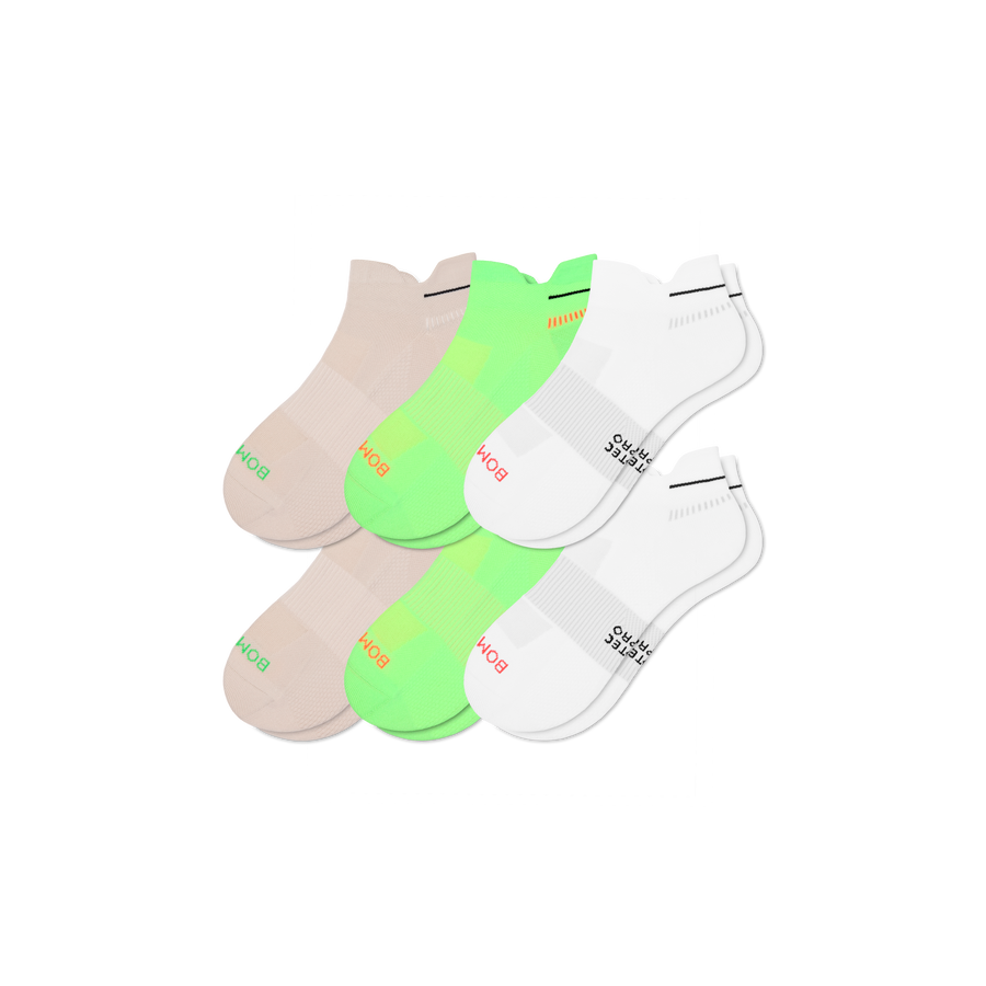 Women's RunPro Ankle Sock 6-Pack - Clean Finish