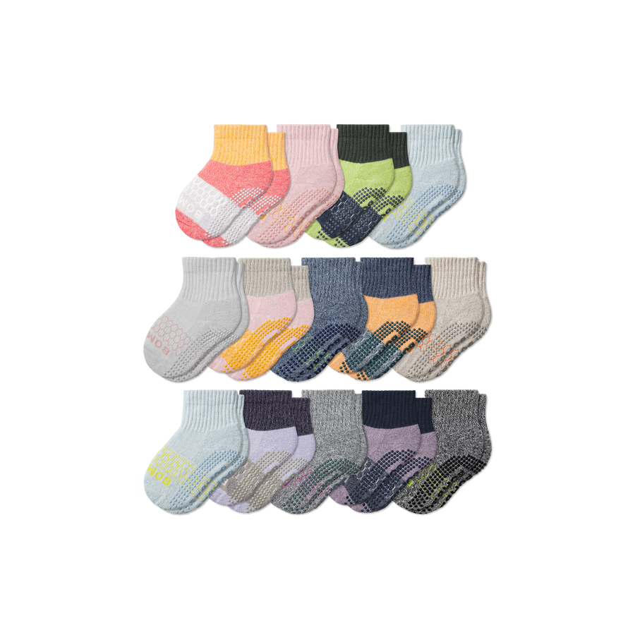 Toddler Week of Bombas Gripper Calf Sock 14-Pack - Daily Step