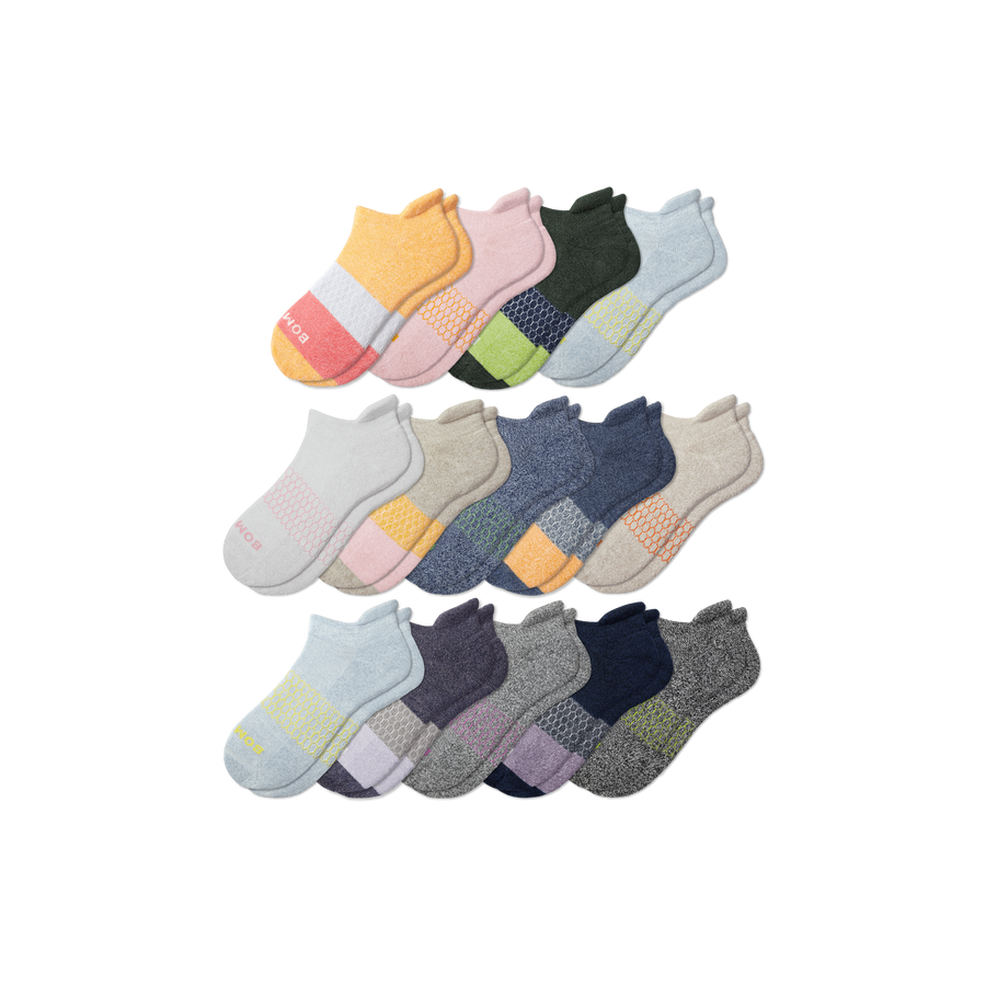 Youth Week of Bombas Ankle Sock 14-Pack - Classic Ready