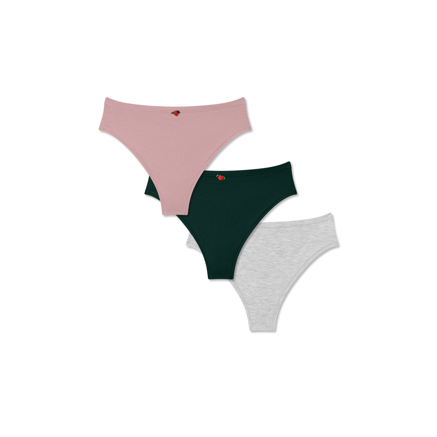 Women's Super Soft Thong 3-Pack - Clean Finish