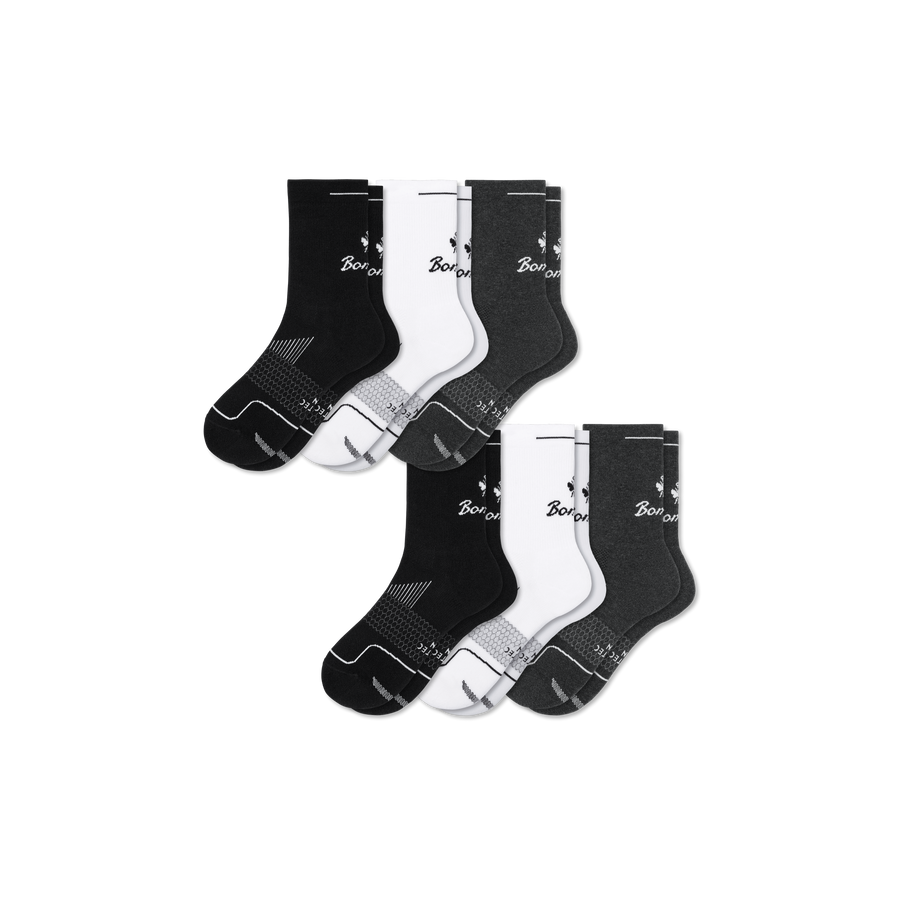 Men's Run Half Calf Sock 6-Pack - Light Cushion