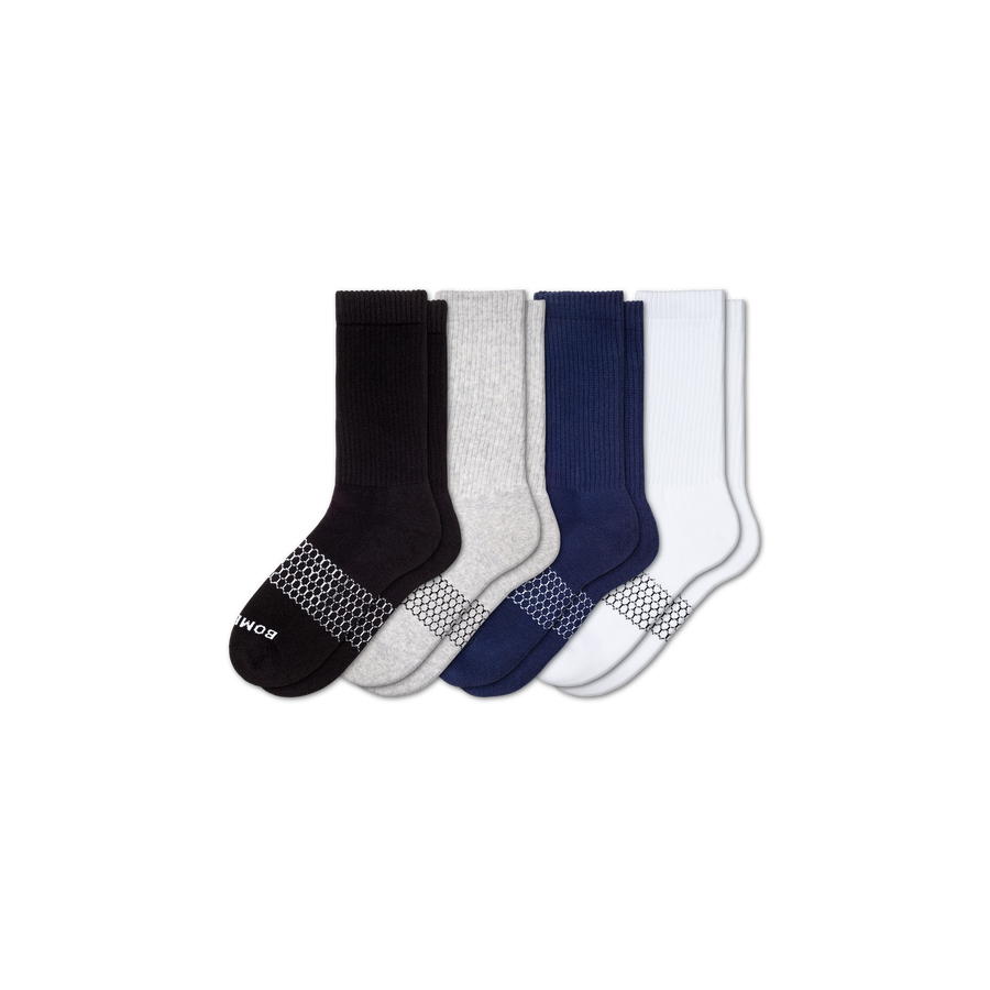 Men's Solids Calf Sock 4-Pack - Ready Pick