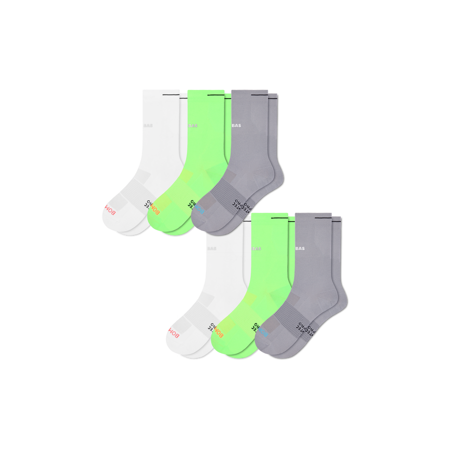 Women's RunPro Half Calf Sock 6-Pack - Daily Step