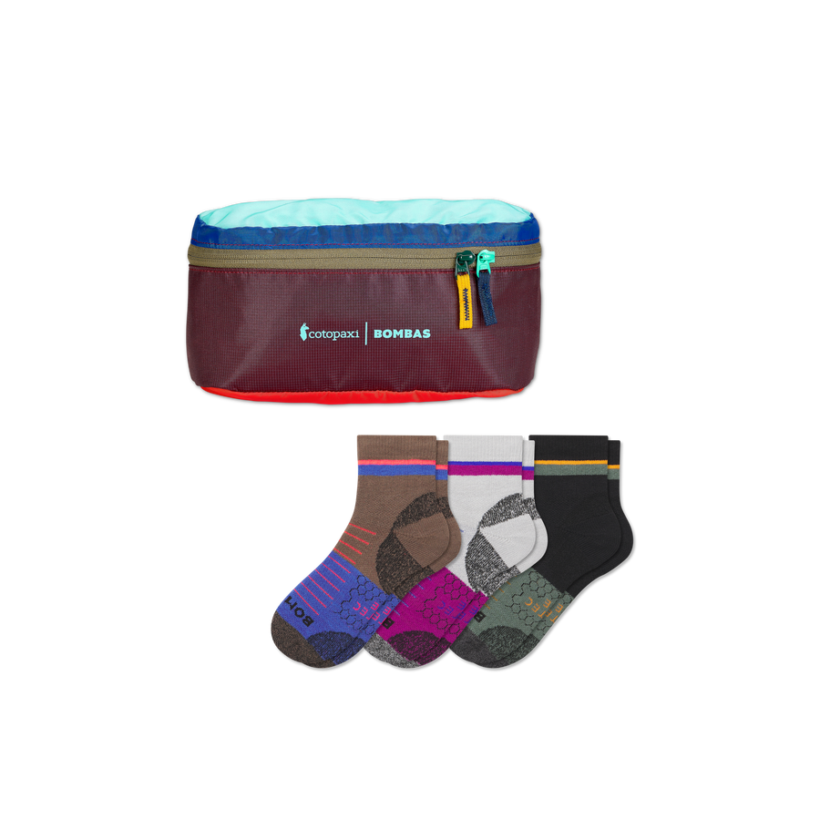 Men's Hiking Quarter Sock 3-Pack & Cotopaxi Fanny Pack - Easy Choice