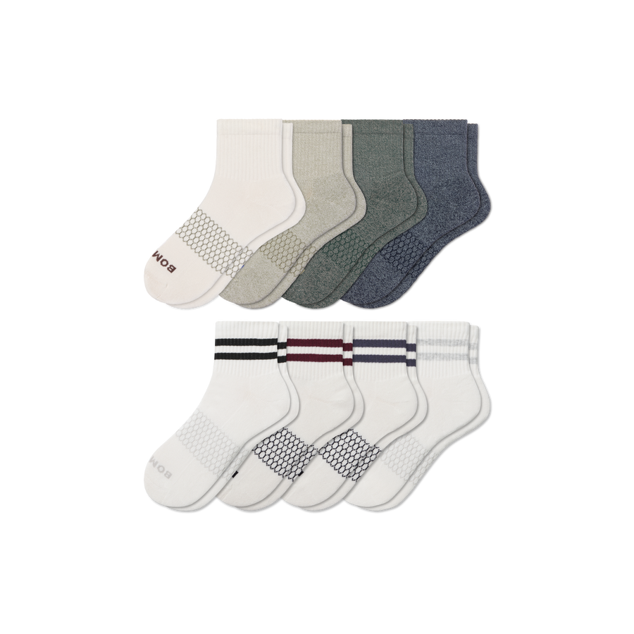 Men's Quarter Sock 8-Pack - Essential Ready