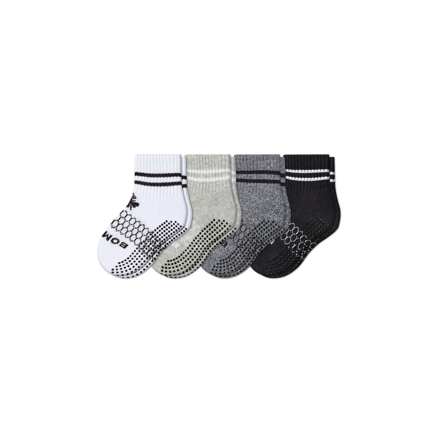 Toddler Gripper Calf Sock 4-Pack - Daily Step