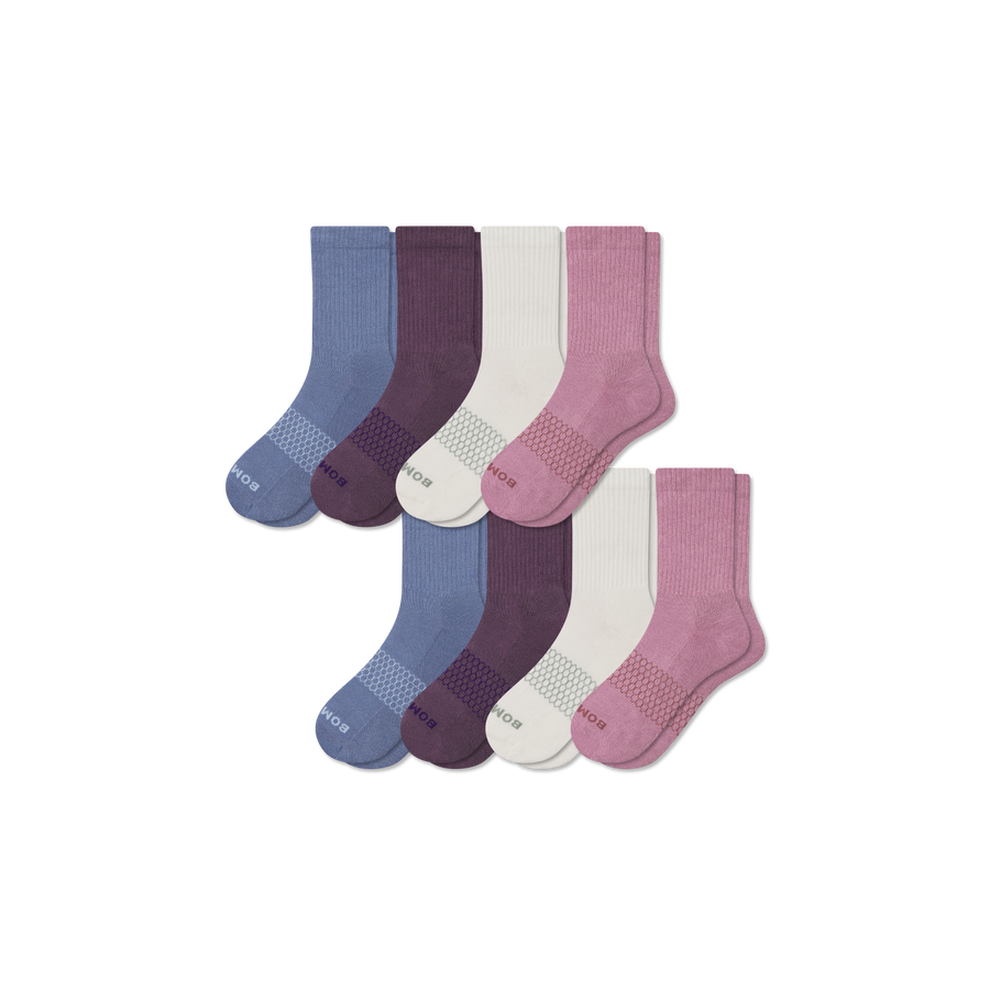 Women's Solids Half Calf Sock 8-Pack - Premium Pick
