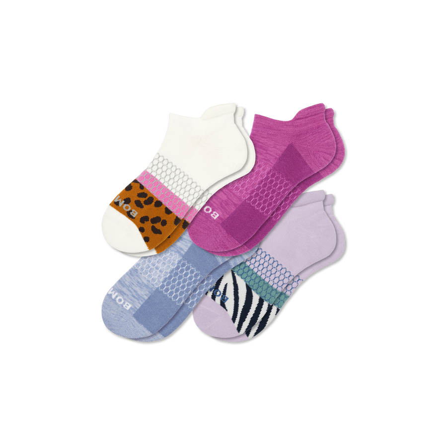 Women's Wild Wear Ankle Sock 4-Pack - Fresh Step