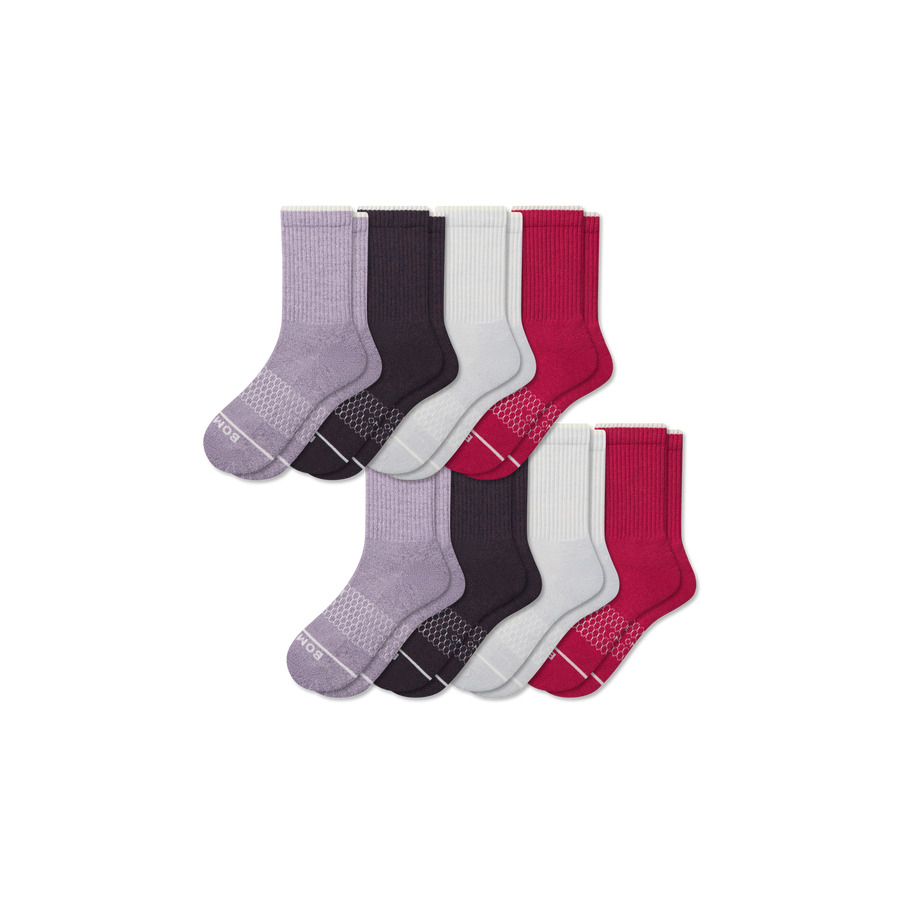 Women's Merino Wool Blend Half Calf Sock 8-Pack - Fresh Choice