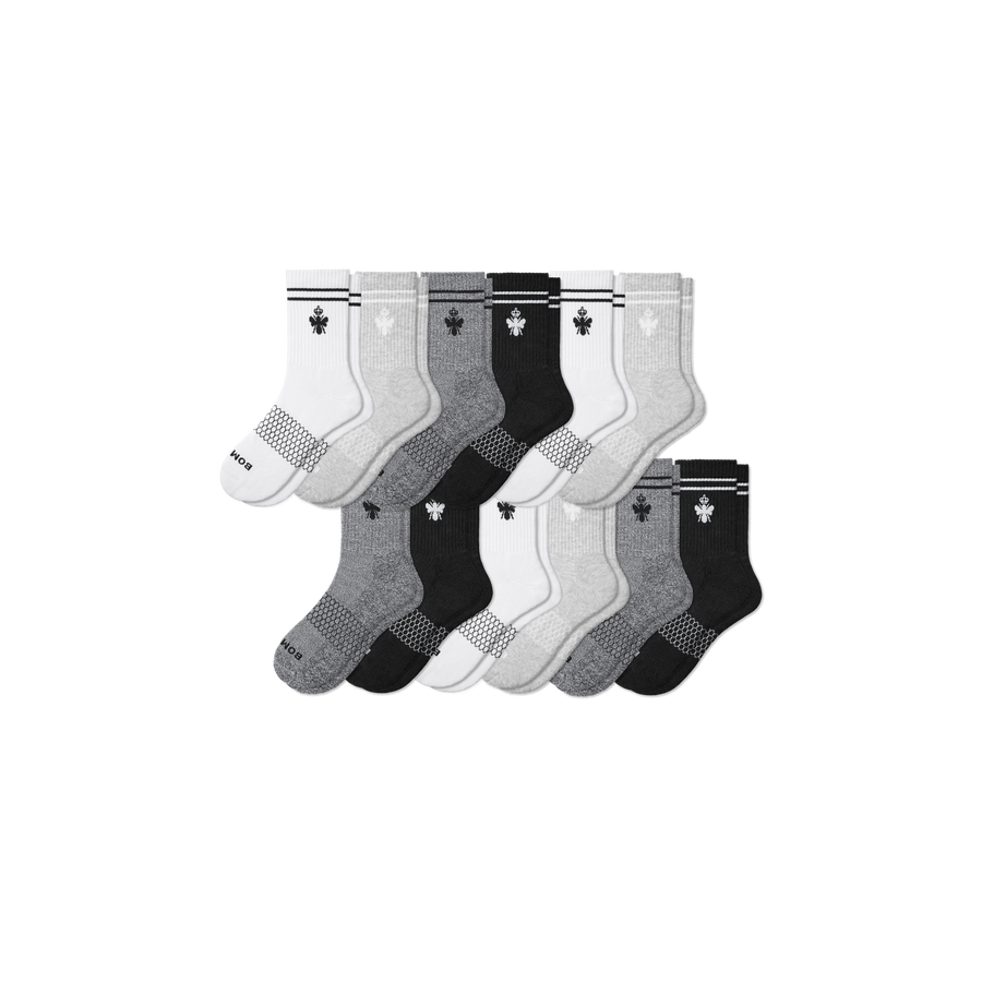 Men's Half Calf Sock 12-Pack - Daily Cushion