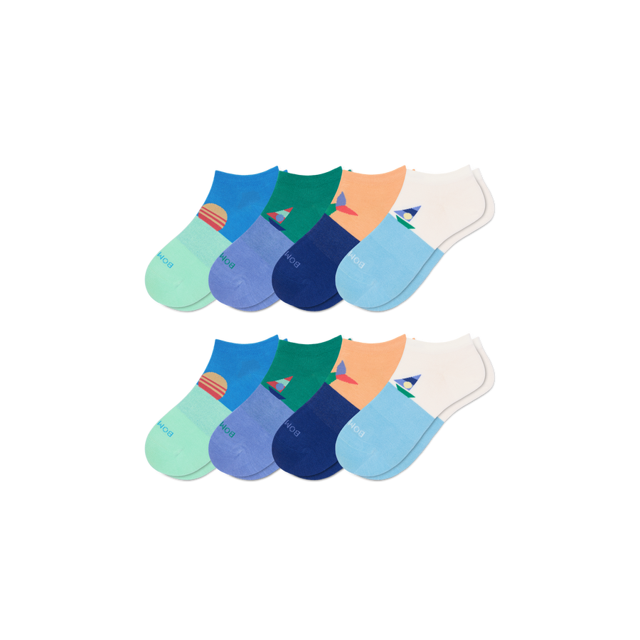 Youth Ankle Sock 8-Pack - Ready Pick