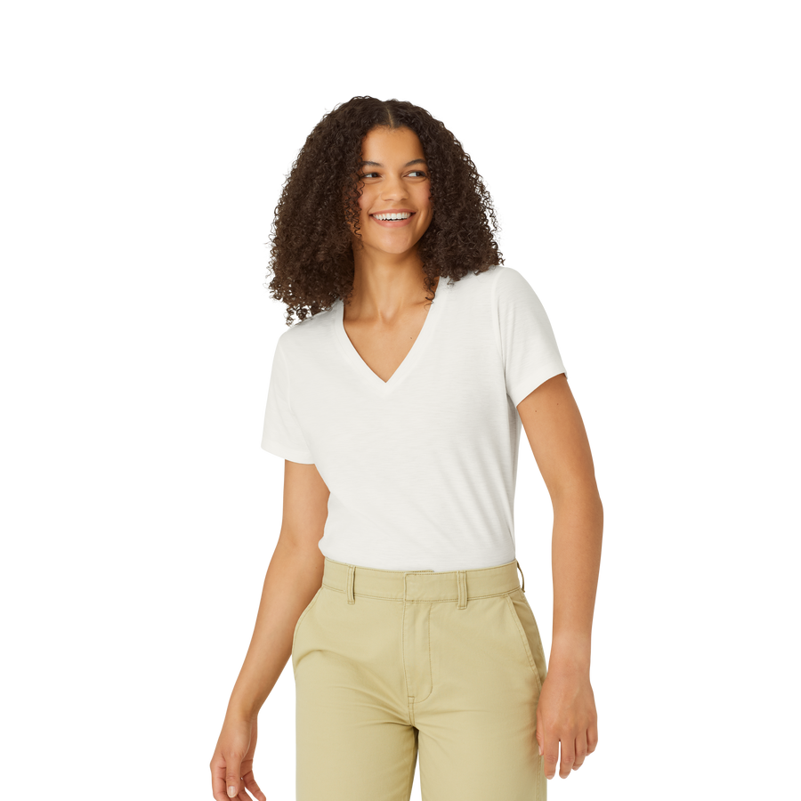 Women's Air Slub V-Neck T-Shirt - Ready Pick