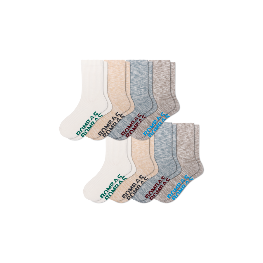 Women's Summer Ragg Half Calf Sock 8-Pack - Ready Pick