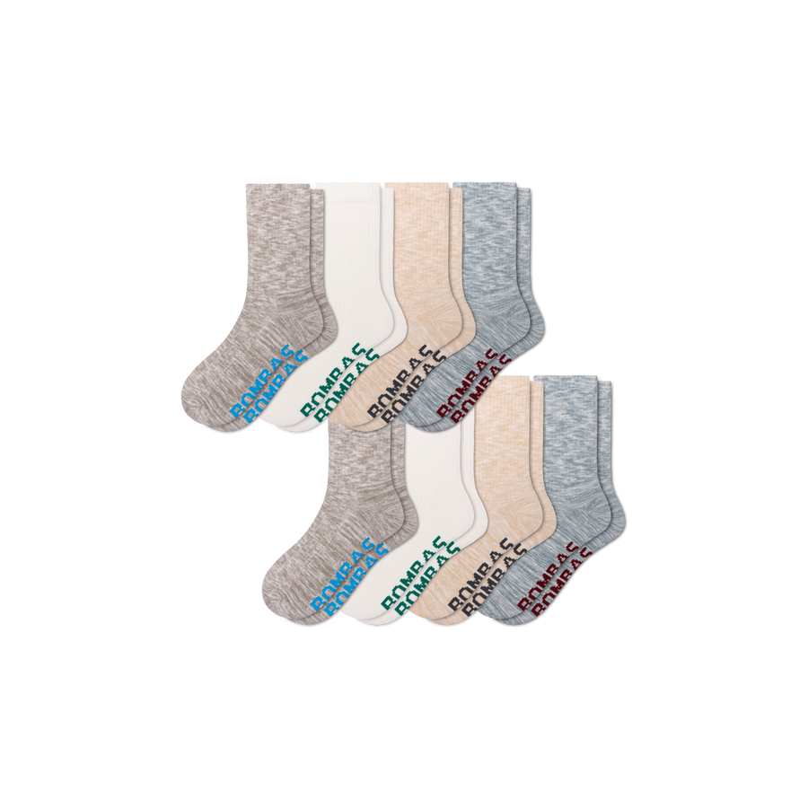 Men's Summer Ragg Half Calf Sock 8-Pack - Everyday Pair