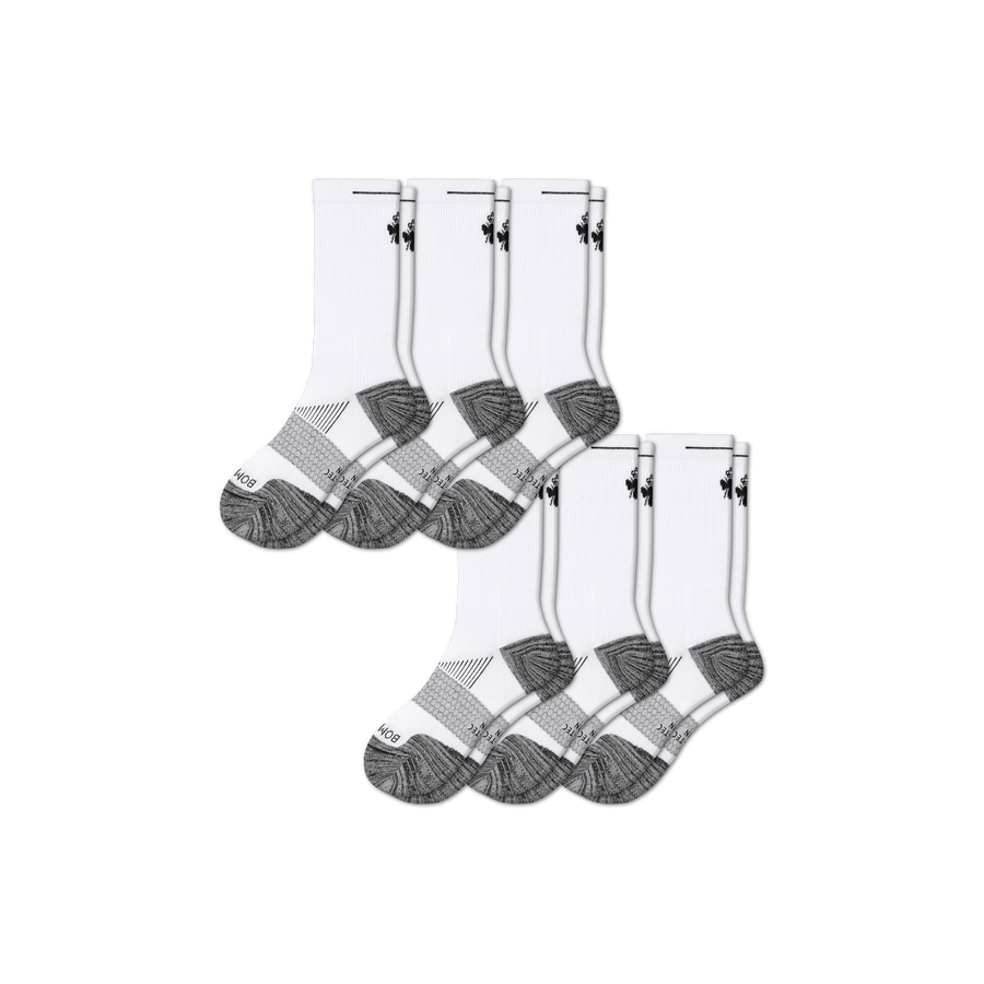 Men's Run Calf Sock 6-Pack - Clean Finish