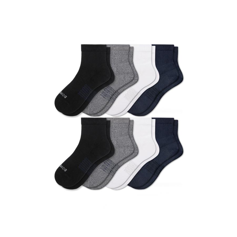 Men's Modern Rib Quarter Sock 8-Pack - Ready Pair
