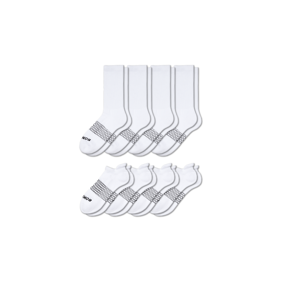 Women's Calf & Ankle Sock 8-Pack - Clean Finish
