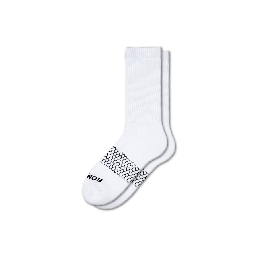 Men's Solids Calf Socks - Clean Finish