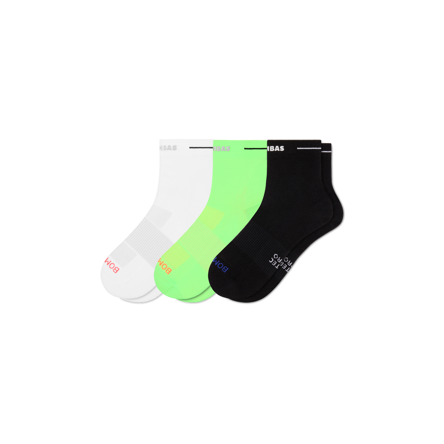 Men's RunPro Quarter Sock 3-Pack - Travel Pair